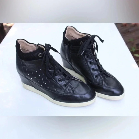 Geox studded wedge sneakers - Picture 6 of 11